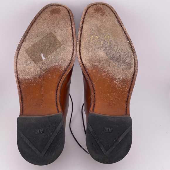 Allen Edmonds Cornwallis Walnut Brown Leather Wingtip Oxford Dress Shoes Size 9D main image 8